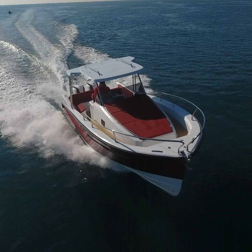 Coque open hors-bord - 30wa Cruise - Pyxis Yachts SA - bimoteur / à console centrale / de croisière