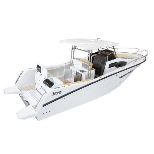Bateau de pêche-promenade hors-bord - 30wa - Pyxis Yachts SA - bimoteur / de pêche promenade / de pêche sportive