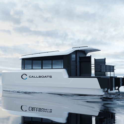 Bateau professionnel électrique - CAT 10 L - Callboats - bateau à passagers / catamaran / en composite