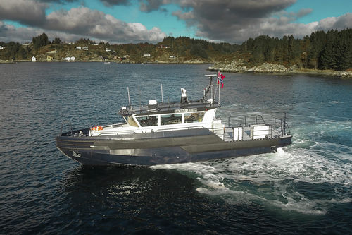 Bateau de surveillance - 1400 - Kewatec - in-bord hydrojet