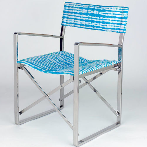 Chaise régisseur pour bateau - R17VIPD001 - VIP s.r.l. - bleue / couleur personnalisable / avec accoudoirs