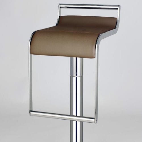 Tabouret de bar pour yacht - R17VIPD002 - VIP s.r.l. - en acier inoxydable poli