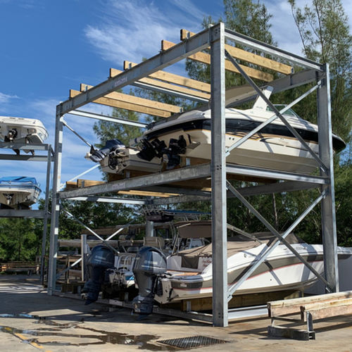 Râtelier pour bateau - Mack David Buildings - de stockage à sec