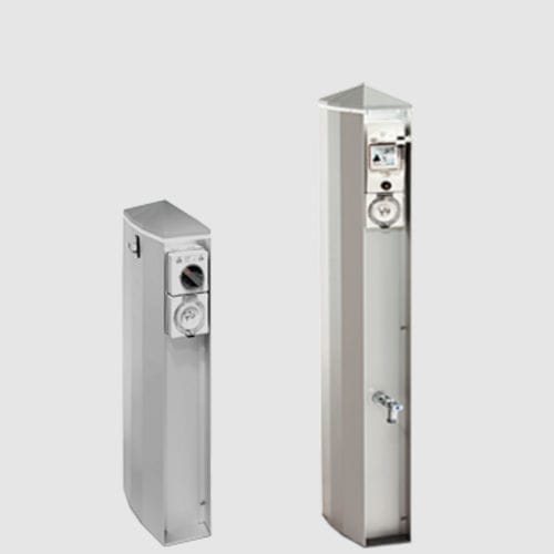 Borne avec éclairage intégré - MX700 - Comsen Pty ltd  - de distribution électrique / de distribution d'eau / pour ponton