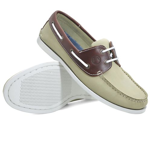 Chaussure de pont - Landfall - Seajure - pour homme / en cuir / en caoutchouc
