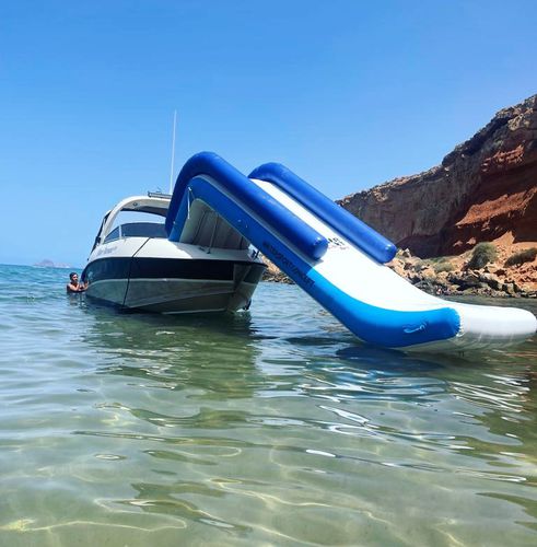 Jeu aquatique toboggan - WATERSPORT CONCEPT - plateforme / parc / pont