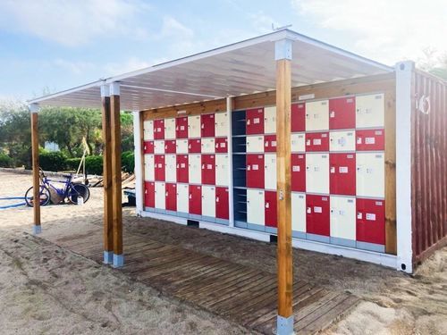 Armoire de stockage pour base de loisirs - WATERSPORT CONCEPT - pour bateau / pour port / pour marina