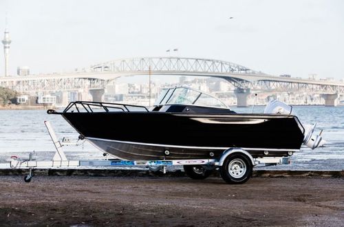 Barque hors-bord - PIONEER 500 - Qingdao Allheart Marine Co., Ltd. - open / à double console / max. 5 personnes