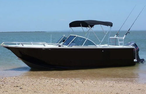 Barque hors-bord - RAMBLER 420 - Qingdao Allheart Marine Co., Ltd. - open / à double console / de pêche sportive