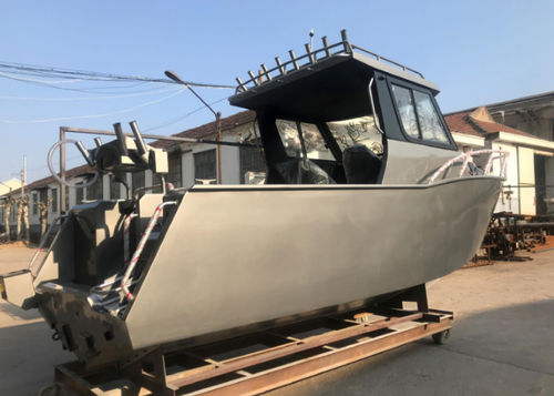 Bateau de pêche-promenade hors-bord - VOYAGER 790 - Qingdao Allheart Marine Co., Ltd. - avec timonerie / en aluminium / max. 10 personnes