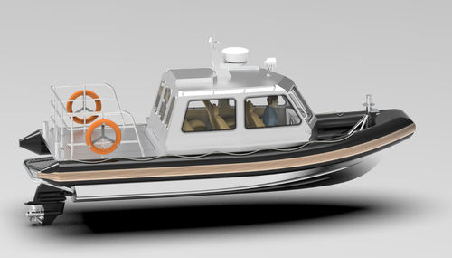 Bateau de surveillance - 750 - Qingdao Allheart Marine Co., Ltd. - bateau de sauvetage / hors-bord / en aluminium