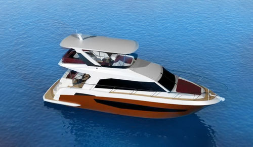 Vedette in-bord - LEISURE 1400 - Qingdao Allheart Marine Co., Ltd. - trimoteur / à fly / en aluminium