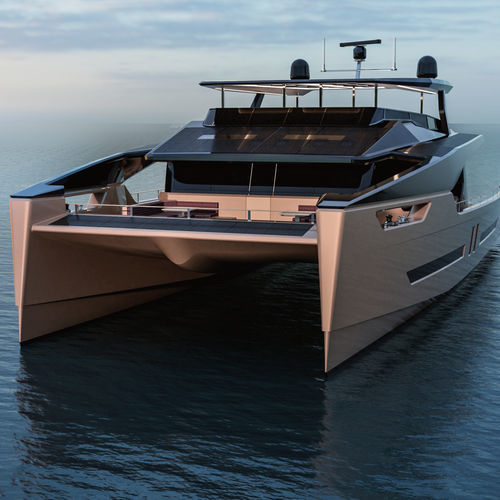 Motor-yacht catamaran - OCEAN ECO 90 - Alva Yachts GmbH - de croisière / à fly / 4 cabines