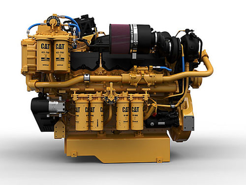 Moteur auxiliaire - C32  - Caterpillar Marine Power Systems - électrique / pour bateau professionnel / SCR