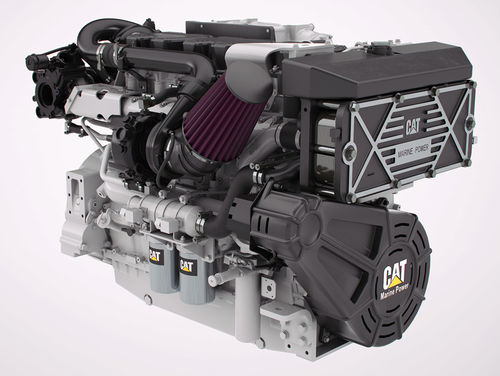 Moteur in-bord - C18 ACERT - Caterpillar Marine Power Systems - de propulsion / diesel / plaisance