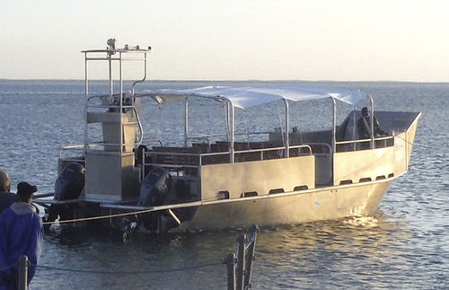 Barge de travail - 12 - Alumarine Shipyard - hors-bord / en aluminium