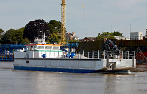 Navire spécial barge de travail - 30 - Alumarine Shipyard - côtier