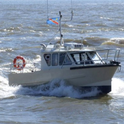 Bateau d'étude hydrographique - 8 - Alumarine Shipyard - in-bord / en aluminium