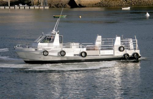 Bateau de transport logistique - 12 - Alumarine Shipyard - in-bord / en aluminium