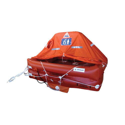 Radeau de survie pour navire - DEEP SEA COMPACT - Arimar - pour yacht / hauturier / 6 places