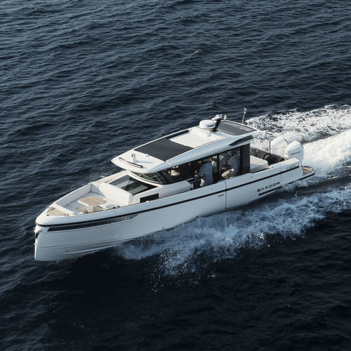 Vedette hors-bord - 340 GTWA - Saxdor Yachts Oy - bimoteur / avec timonerie / haute performance