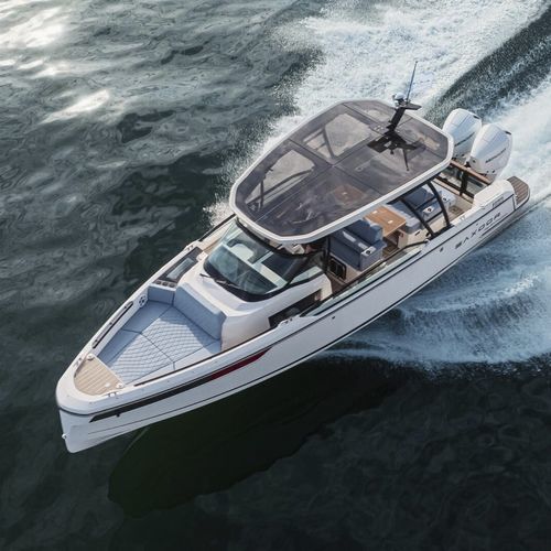 Cabin-cruiser hors-bord - 270 GTO - Saxdor Yachts Oy - carène à redan / open / à double console