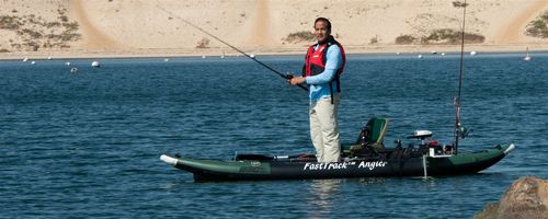 Kayak sit-on-top - 385fta FastTrack™  - SeaEagle.com - gonflable / de pêche / de mer