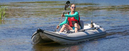Bateau pneumatique catamaran - 437ps Paddleski™ - SeaEagle.com - hors-bord / pliable / open