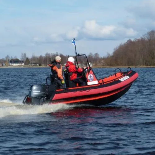 Bateau de sauvetage - P484 - PETOR - hors-bord / en polyéthylène / bateau pneumatique semi-rigide