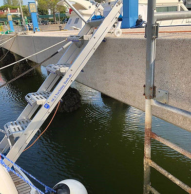 Passerelle pour bateau - S4 - SYT Sea Yachting Tools - escalier / manuelle