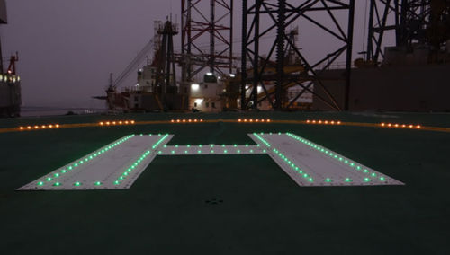 Feu de signalisation pour navire - Pharodeck­­™ - PHAROS MARINE AUTOMATIC POWER - pour héliport / préassemblé
