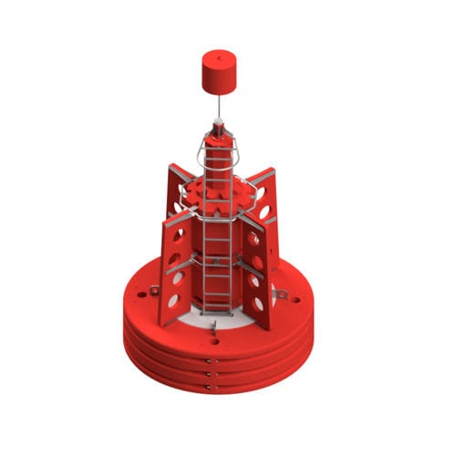 Bouée de balisage - PMB3000RM  - PHAROS MARINE AUTOMATIC POWER - de mouillage / en mousse de polyuréthane / en acier
