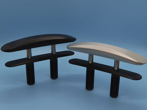 Taquet de pont pour bateau - 386-10-2 - Lunar Marine - plat / ouvrant / en aluminium