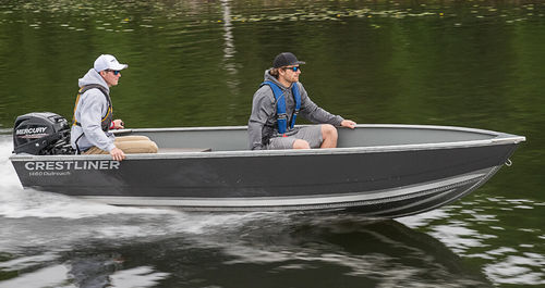 Bateau de pêche professionnelle - 1460 OUTREACH - Crestliner - hors-bord / en aluminium