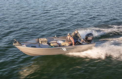 Bay boat hors-bord - 1800 KODIAK - Crestliner - de pêche sportive / en aluminium / max. 6 personnes