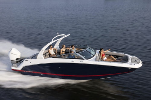 Deck-boat hors-bord - HD8 OB - Four Winns - open / à double console / bow-rider