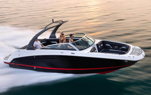 Deck-boat in-bord - HD5 - Four Winns - open / à double console / bow-rider
