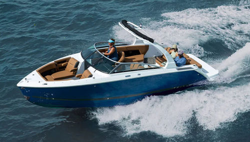 Runabout in-bord - H6  - Four Winns - open / à double console / bow-rider