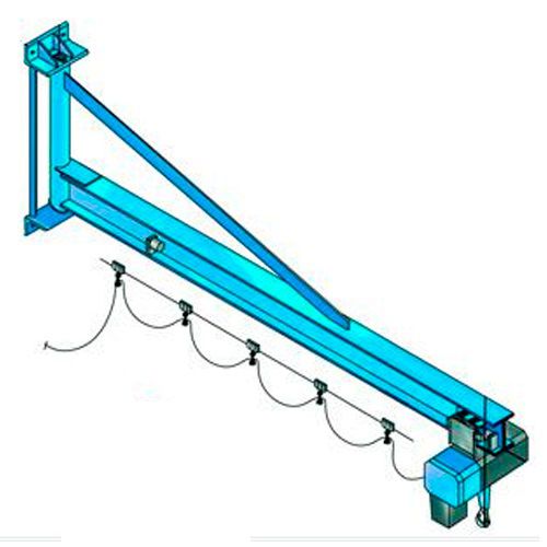 Grue pour chantier naval - PW - PLANETA-Hebetechnik GmbH - potence pivotante