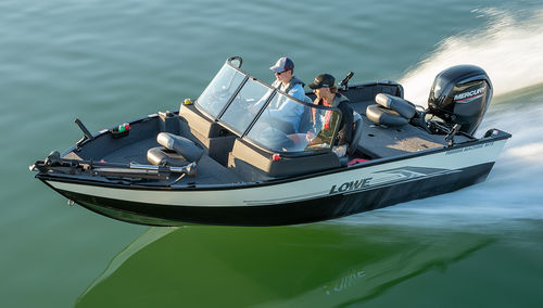 Bass boat hors-bord - FM 1675 WT - Lowe - à double console / open / de pêche sportive