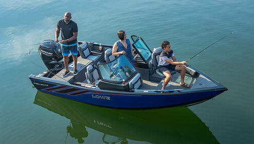 Runabout hors-bord - FS 1700 - Lowe - à double console / open / de ski nautique