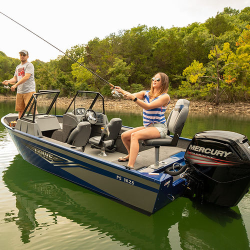 Runabout hors-bord - FS 1625 - Lowe - à double console / open / de ski nautique