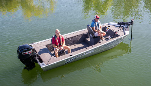 Bass boat hors-bord - Skorpion Stick Steer - Lowe - open / de pêche sportive / en aluminium