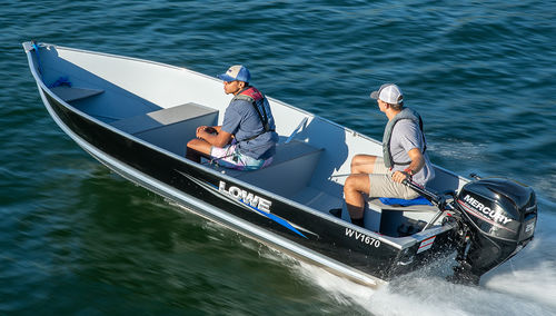 Bateau utilitaire - WV1670 - Lowe - hors-bord / en aluminium