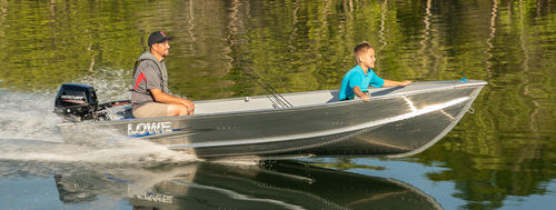 Bateau utilitaire - V1260 - Lowe - hors-bord / en aluminium