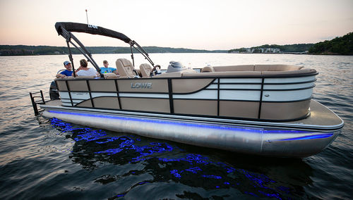 Bateau ponton hors-bord - Retreat 250 WT - Lowe - open / haute performance / en aluminium