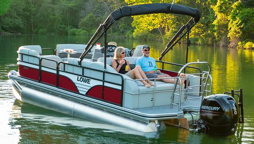 Bateau ponton hors-bord - SS210 CL - Lowe - tri-tube / open / de sport
