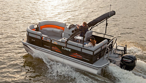 Bateau ponton hors-bord - SS170 - Lowe - tri-tube / open / de croisière