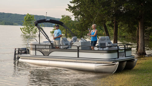 Bateau ponton hors-bord - SF232 Walk Thru - Lowe - tri-tube / open / de pêche sportive