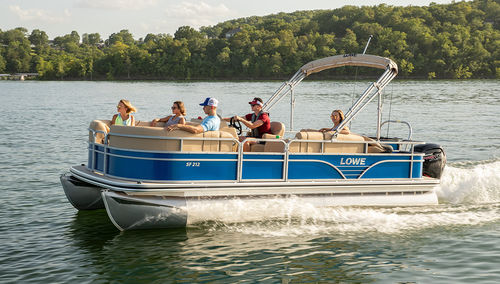 Bateau ponton hors-bord - SF212 - Lowe - open / à console latérale / de pêche sportive